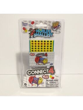 Worlds Smallest Connect 4 Board Game Miniature 2021 New Gift